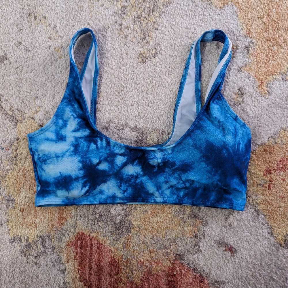 Tie dye bikini top